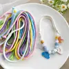Bestseller transfronterizo 1M collar de mascota colorido cuerda trenzada, collar tejido a mano multicolor lindo para gato y perro pequeño