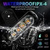 Luz LED para Coche de 4 Luces Ultra-Delgada de Advertencia Lateral Estroboscópica Intermitente 12-24V Luz de Trabajo Luz Diurna