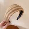 Diadema de Tul con Cabeza de Tulipán Estilo 2026 para Mujer, Diadema de Alta Gama para Uso Diario, Diadema para la Parte Superior Alta del Cráneo, Accesorio para el Cabello de Pinza