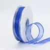 Fabricante Dexin Fita de Malha com Borda Dourada de 2,5 cm para Cabelo Material DIY Bouquet de Roupas Fita de Chiffon