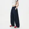 Pantalones de pierna ancha estilo ropa de trabajo con puños ajustables para hombre y mujer, para exteriores de verano, con cordón, holgados, de secado rápido, deportivos casuales