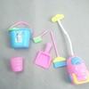 Casa de Juego Accesorios para Muñeca Princesa Barbie Herramientas de Interior Traje de Limpieza Juego de 6 Piezas