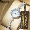 MOKAGO Relógio Feminino Exquisito Versátil à Prova d'Água Quartzo Alta Aparência Madrepérola Simples Pulseira para o Dia a Dia Relógio Atacado