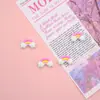 Accesorios de Resina de Nube Arcoíris de Dibujos Animados Pegamento de Crema Joyería DIY Pasador Accesorios para Ropa