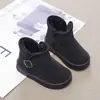 Botas de Nieve Estilo Retro para Niñas 2026 Otoño/Invierno Nuevas Llegadas Zapatos de Algodón Cómodos de Suela Suave para Niños Zapatos Peludos Cómodos para Niños Medianos y Grandes