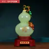 Ornamento de Vaso de Jade Ping An Ruyi para Decoração de Sala de Estar e Bar, Presente de Abertura da Ping An Seguros para Mudança para Nova Residência