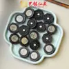 Acessórios de Fivela de Nuvem com Incrustação de Jato em Jacarandá para Pulseira DIY, Colar, Celular, Chaveiro, Pingente, Acessórios de Pingente