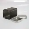 Caja de hierro personalizada de fábrica para té, caja cuadrada de hojalata repujada, suministro, tapa de doble remache, fondo Gong, caja metálica