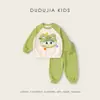 Colección de Conjuntos de Sudadera Ropa Infantil Dudu Conjunto de Dos Piezas Top y Pantalones para Niños Atuendo de Otoño para Niñas