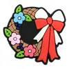 Nueva Serie de Picnic de Primavera Hebilla de Zapato Zuecos Zapato Flor Cruzada Comercio Electrónico Transfronterizo Caucho Suave de PVC Accesorios Decorativos Desmontables