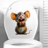 Foto de caricatura ratoncito lindo pegatinas de pared autoadhesivas pared de fondo de habitación infantil refrigerador pegatinas decorativas BR3108C