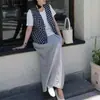 Chaleco de lino transpirable estilo LUNA/Simple, chaleco casual sin mangas abotonado vintage, pieza versátil para superponer para ir al trabajo
