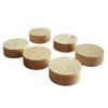 Lascas de pinho lascas redondas de madeira lascas redondas de madeira maciça material para modelismo DIY lascas redondas de madeira decorativas atacado