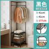 Perchero Multifuncional Integrado de Piso de Doble Fila Perchero Perchero de Secado de Ropa Dormitorio Hogar Reforzado Habitación de Alquiler