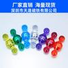 [Em Estoque Atacado] Pinos Magnéticos Transparentes de Tamanho Médio D15*21mm para Quadros Brancos, Caligrafia e Pintura; Pinos de Pressão Magnéticos Coloridos