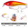 Minnow Sumergible de Lengua Larga para Buceo Profundo para Lobina, Bagre, Tilapia, Trucha de Ojos Rojos y Cebo Topmouth Culter