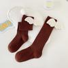 Calcetines de pantorrilla finos y transpirables para niños de primavera y verano calcetines largos de tubo para niñas calcetines con alas de rodilla venta al por mayor