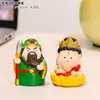 Estátua Guardiã do Zodíaco Chinês, Zhong Kui Deus da Riqueza, Decoração de Mesa de Bodhisattva, Adorno de Mesa Cultural e Criativo de Guan Yu Fofo