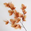 Hojas Artificiales para Decoraciones de Boda, Plantas Verdes, Arreglos Florales, Hojas de Clemátide, Hojas de Azulejo Azul, Decoración del Hogar, Decoración Exterior, Venta al por Mayor del Fabricante