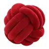 Cojín Decorativo para Sofá Estilo Nórdico Ins con Bola Anudada, Cojín Tejido, Alfombrilla Decorativa para Mirador, Cojín de Color Sólido para Dormitorio de Lujo Ligero