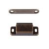Ventas Directas de Fábrica Aleación de Zinc Antiguo Puerta de Gabinete Magnético Táctil Rectangular Muebles Magnéticos Puerta de Gabinete Perla Táctil Clip Magnético de Bronce