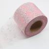 Tela de malla copo de nieve plateado caliente de 6 cm hecha a mano DIY accesorios de joyería accesorios para el cabello horquilla material de lazo