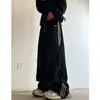 Outono e Inverno 2025 Roupa de Trabalho Masculina e Feminina Calças Casuais Largas Calças Funcionais à Prova de Vento Calças Longas Casuais da Moda Tendência Masculina Estilosas