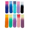 Calcetines de Yoga Tie-Dye Degradado Transfronterizos Calcetines de Algodón Antideslizantes para Mujer Deportes de Interior Calcetines Especiales para Baile Calcetines de Moda Urbana para Mujer