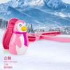 Pinza para nieve niños niños clip de plástico engrosado herramienta para nieve invierno exterior juego en la nieve juguete de nieve clip para bola de nieve