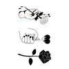 Pegatinas de Tatuaje Pequeñas Frescas Impermeables Nuevas Transfronterizas en Varios Colores, Dragón, Tigre, León, Flores, Se Pueden Combinar de Cualquier Manera