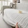 Funda de Tela para Sofá de Color Sólido, Funda Universal para Sofá de Cuatro Estaciones, Toalla de Sofá, Chaise Lounge Transfronteriza Simple Moderna de Comercio Exterior