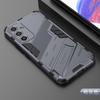Anuncio para la nueva funda con armadura punk para Samsung A54. Funda con soporte de orificio fino para Samsung A54.