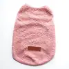 Fabricante Original Ropa de Mascota de Terciopelo de Peluche Perro Invierno Cálido Ropa de Terciopelo Bichón Chihuahua