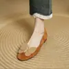 Sapatilhas Femininas Estilo Francês Color-Blocking Borboleta Bico Redondo Salto Escondido, Novo Modelo 2026, Versátil para o Trabalho e Uso ao Ar Livre, Sapatos Baixos de Calçar