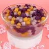 Bolinhas Coloridas de Batata Doce Roxa, Gelatina de Erva Comestível, Sagu, Chá de Leite de Sobremesa Caseira, Mistura de Frutas, Ingredientes Especiais para Lojas de Chá de Leite Comerciais
