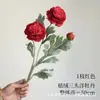 3 flores de lótus artificiais, peônias falsas, arranjos florais decorativos para sala de estar e mesa de jantar, decorações de casamento, adereços para fotografia