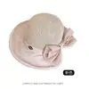 Sombrero de paja de protección solar de verano con ala ancha y pajarita, sombrero de sol para mujer para exteriores, vacaciones en la playa, protección UV