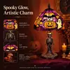 Luminária de Vitral Estilo Tiffany de Halloween Transfronteiriça