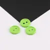 Botões redondos de acrílico em cores de doce com dois furos para roupas DIY, camisas, casacos e jaquetas, acessórios de botões para costurar à mão