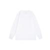 Camiseta de manga larga de color sólido de algodón puro de marca de moda pesada de 230 g para primavera y otoño, camisa informal con puños de hilo a la moda para hombre y mujer