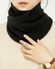 Bufanda protectora para el cuello de polar de doble cara para padres e hijos, bufanda cálida, chal pequeño, otoño e invierno