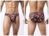 Fábrica de calzoncillos para hombre, venta al por mayor, ropa interior estampada de moda para hombre, diseño clásico sexy, pantalones pequeños con estampado de rosas