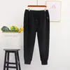 Pantalones Casuales Holgados Skinny para Mujer Talla Plus, Cintura Elástica, Pantalones Harem Rectos Elásticos, Talla Extra Grande