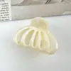 Pinza para el pelo de alta gama estilo coreano con patrón de mármol, nuevo modelo 2026, pinza de tiburón elegante y moderna para mujer, adecuada para recogidos