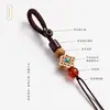 Nueva cuerda colgante de estilo tibetano chino, cuerda tejida a mano, accesorios de bricolaje, llavero, juego cultural, cadena para teléfono móvil, producto semiacabado, colgante para bolso