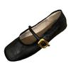 Zapatos Mary Jane de Suela Blanda con Punta Redonda y Boca Baja, Nuevo Estilo Primavera 2026, Versátiles para el Trabajo, Zapatos Planos de Mujer con Correa Única