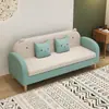Sofá de tela para apartamentos pequeños, dormitorios, propiedades de alquiler, tiendas de ropa, jardines de infancia, de dos o tres plazas, estilo de dibujos animados para niños, apartamento