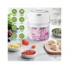 Moedor de Alho Elétrico Transfronteiriço, Moedor de Carne Multifuncional Doméstico, Liquidificador Portátil Sem Fio, Processador de Alimentos para Bebê, Portátil