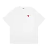 260g Marca Trendy Transfronteriza Modelo Nuevo de Verano Chuanjiu Estampado de Corazón Casual Holgado Manga Corta Camiseta Unisex en Stock