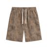 Shorts esportivos casuais tie-dye verão soltos versão coreana de cintura alta emagrecedores calças pantalona perna larga atacado de comércio exterior